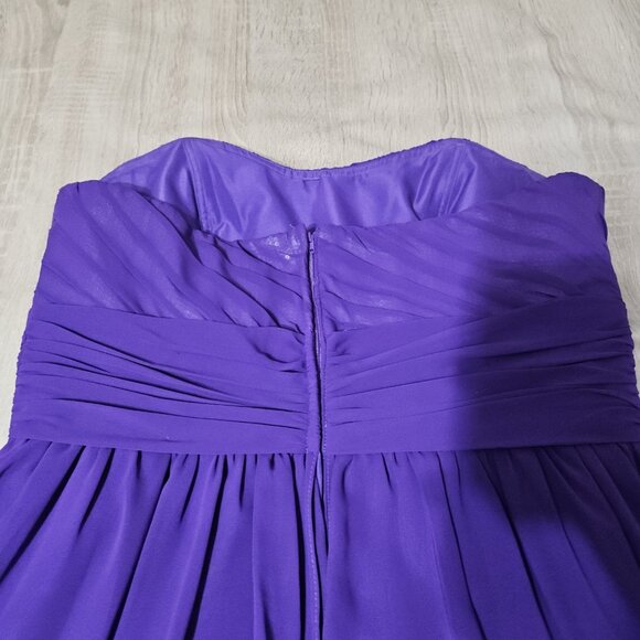 Alfred Angelo Plus Size 16 Style 7242 Viola Purple Prom Formal Dress - Picture 5 of 8